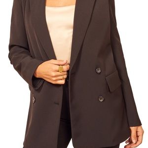 Black Reformation Double Breasted Blazer